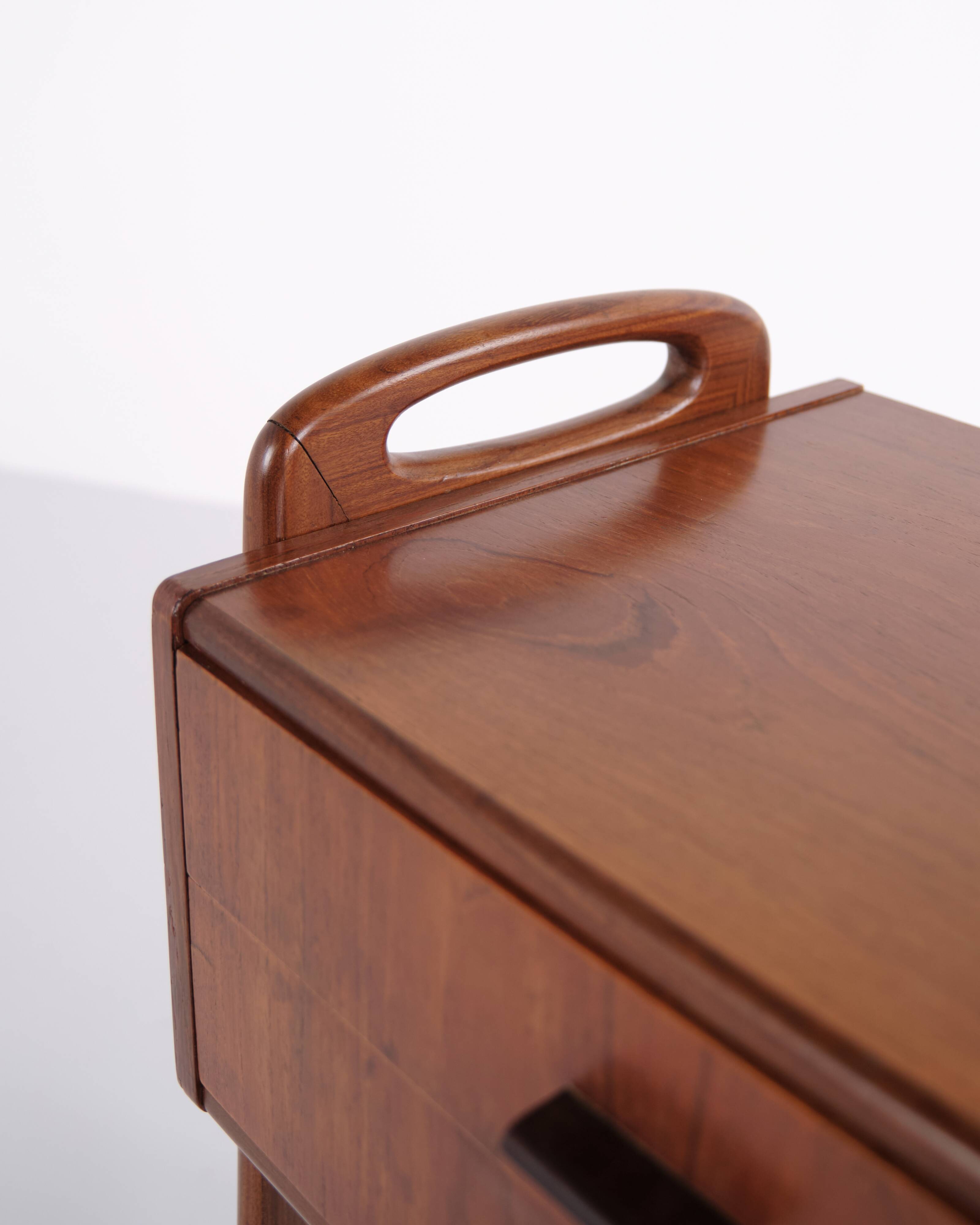 Table d'appoint / de chevet - Teck - Design danois - Années 1960