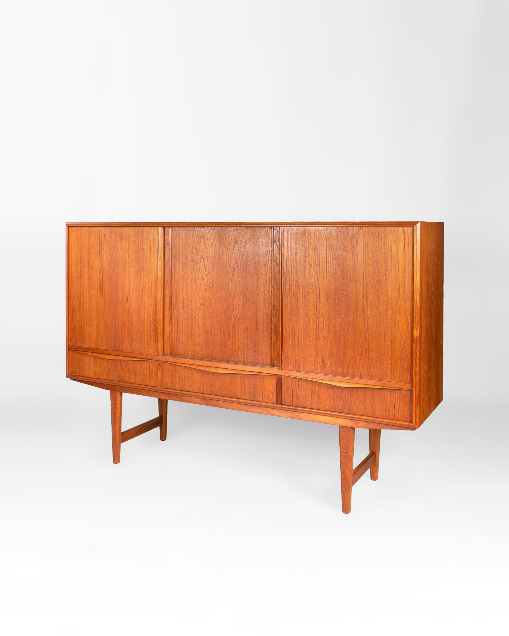 Mid Century Danish Teak Sideboard by E.W. Bach for Sejling Skabe