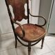 Old fischel armchair, bentwood chair