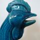 Pique fleurs céramique coq 1960