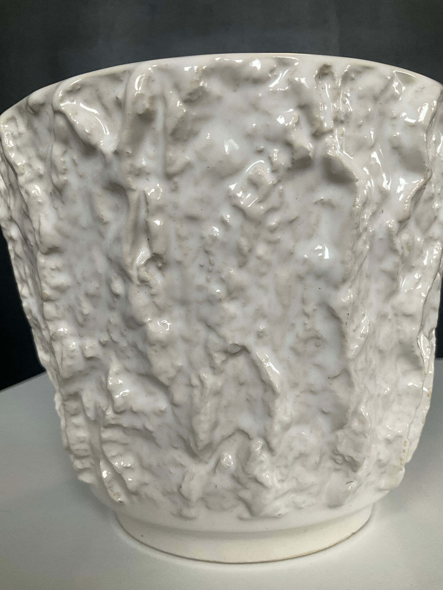 Brutalist plant pot West Germany 60s-70s