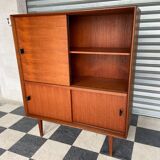 Scandinavian design teak showcase buffet