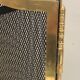 Brass fire screen