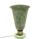 Art Deco Table Lamp attributed to Edmond Etling, France, ca. 1920s