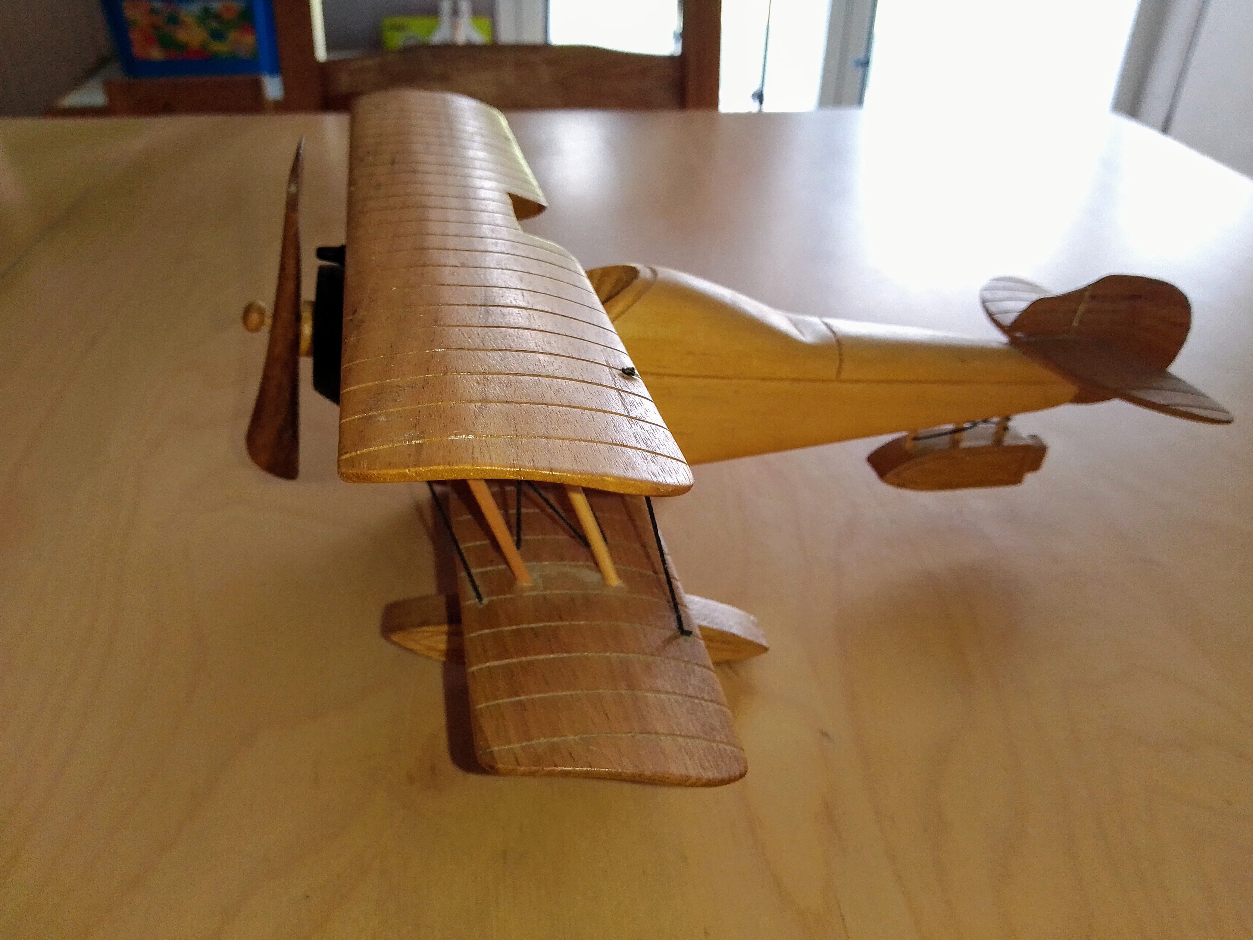 Wooden seaplane