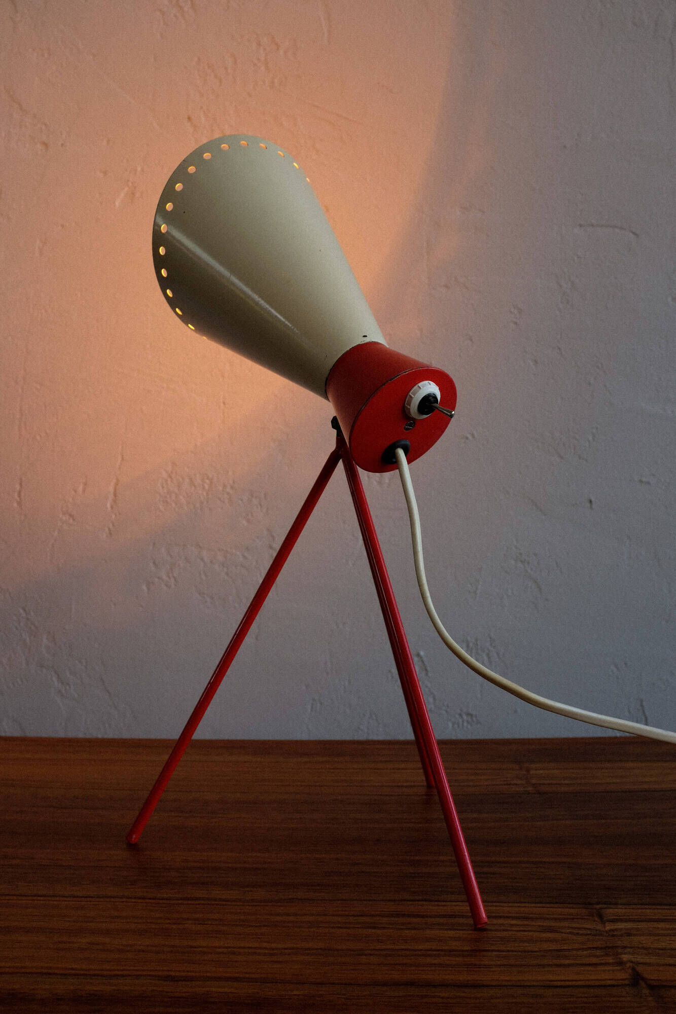 Iconic Czechoslovak Table Lamp Napako 1618 by Josef Hůrka, 1960s