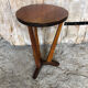 Sellette table appoint tripode bois vintage #a148