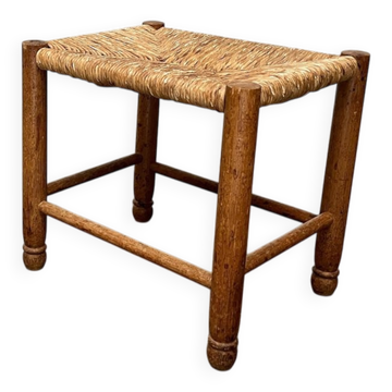 Tabouret Allemand en Bois du Milieu du Siècle, années 1960