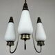 Vintage brass chandelier Italy 1960s