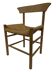 Vintage chair danish design papercord 60s dining chair