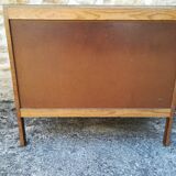 Compass feet chest of drawers