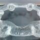 1970s Swedish Pukeberg Glass Candle Holder