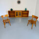 Ensemble modulable enfilade Ateliers Chauvin bois massif  design 70