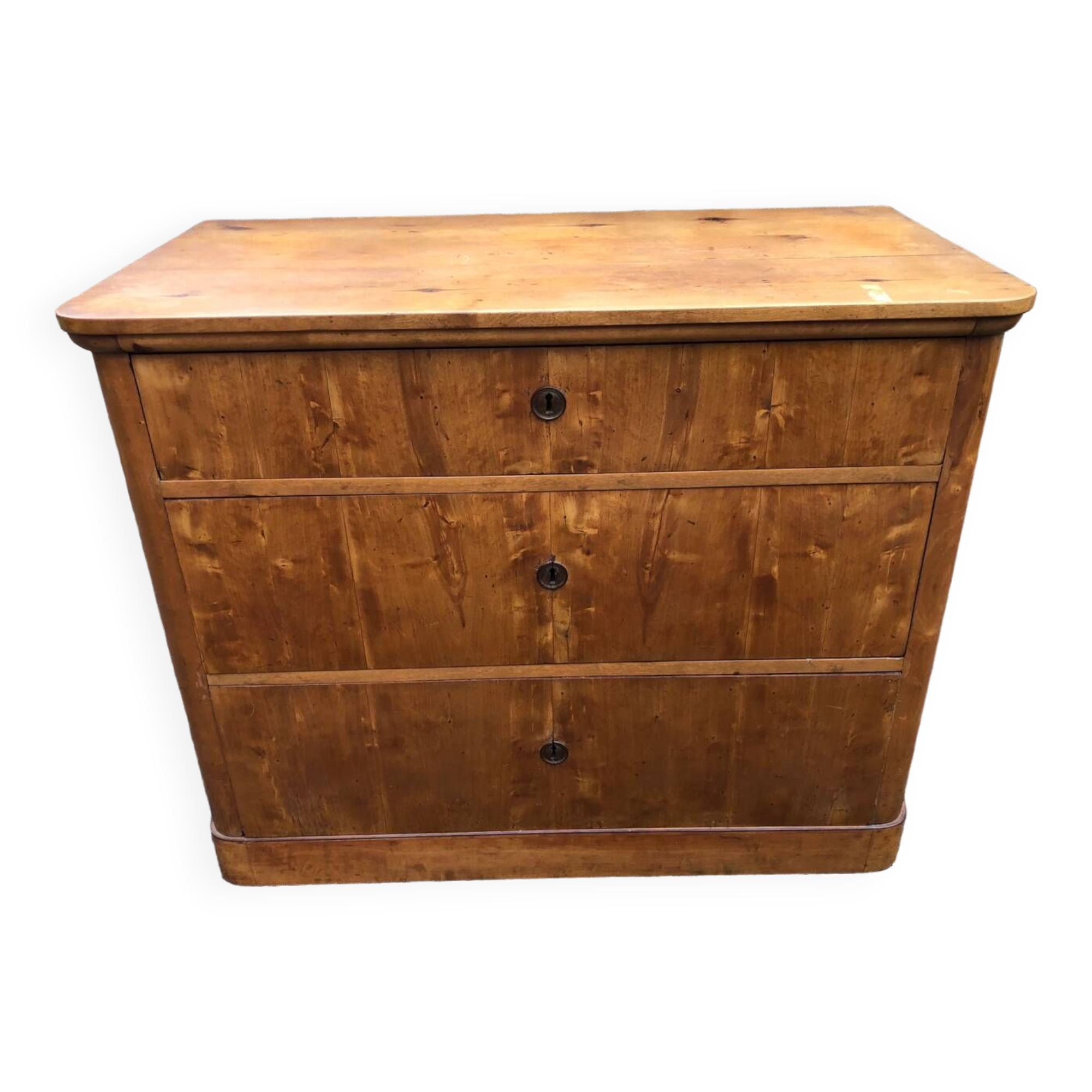 Vintage solid wood chest of drawers