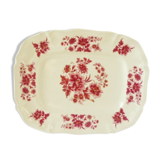 Old rectangular flat Sarreguemines Aubusson collection