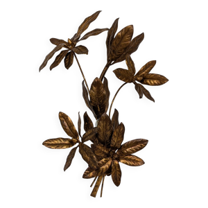 Applique feuilles dorées