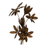 Golden leaf wall light 1970