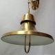 Adjustable scandinavian  brass ceiling lamp from the 70s