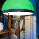 Lampe verte en opaline
