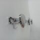 Vintage 1960s chrome wall coat rack automotive design