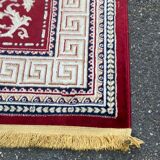 Persian rug burgundy cashmere wool 155x230cm