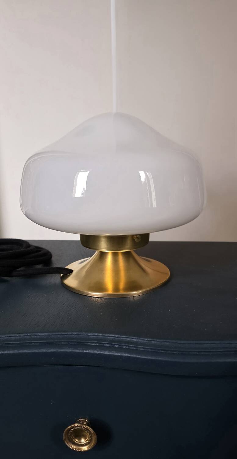Vintage opaline lamp
