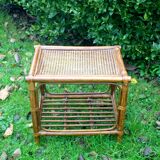 Coffee table / end of rattan sofa