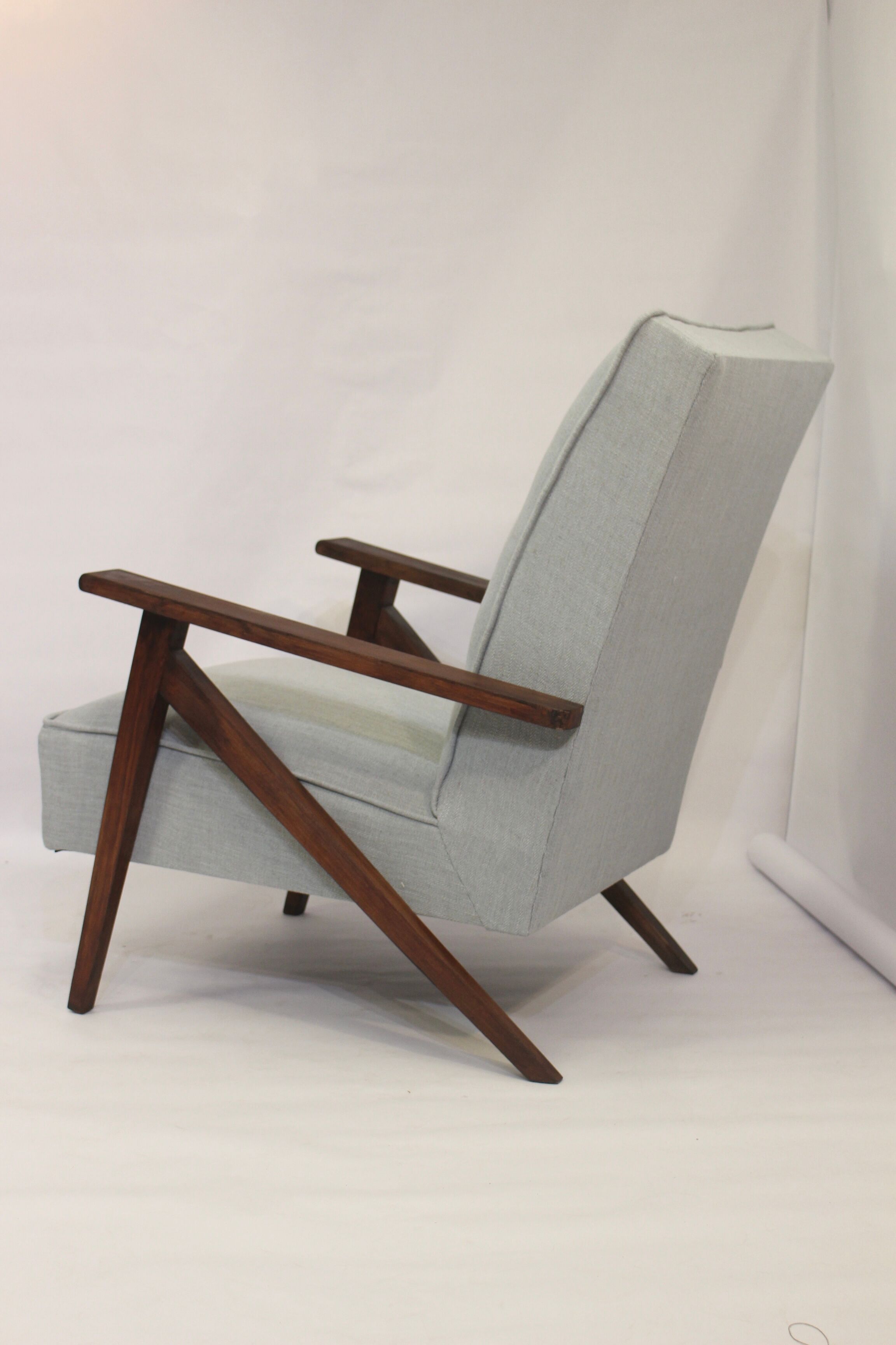Scandinavian armchair in beech 60s