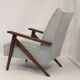 Scandinavian armchair in beech 60s