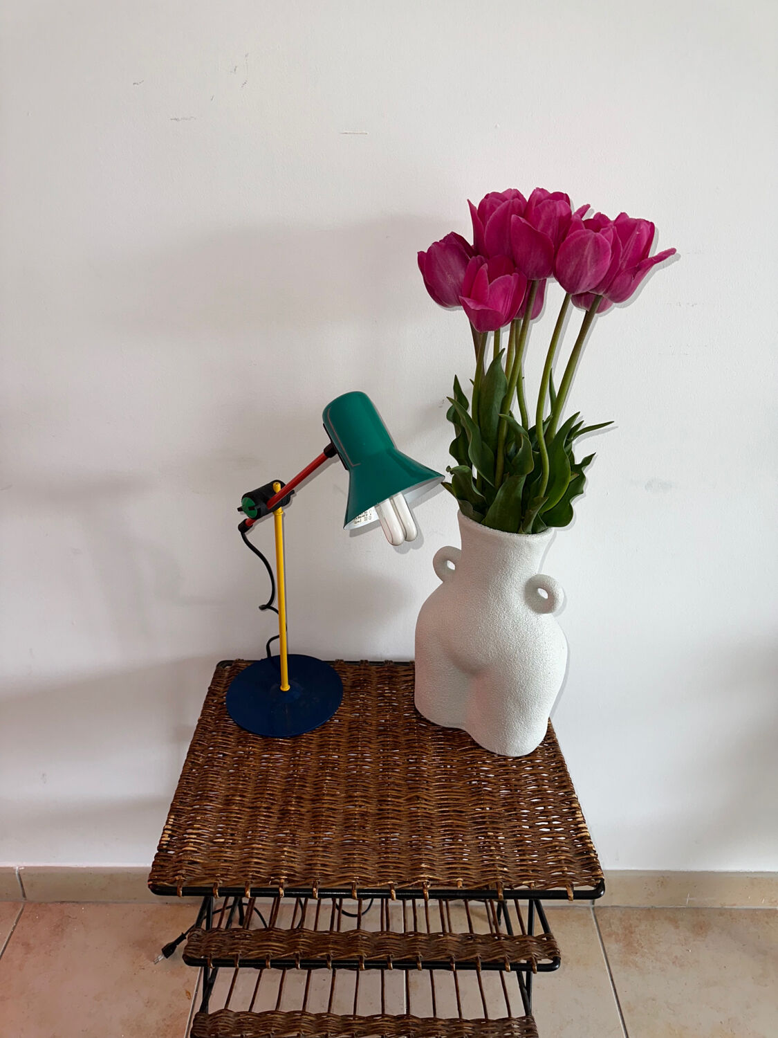 Vintage veneta lumi lamp