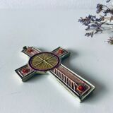 Ceramic wall cross signed Taburet