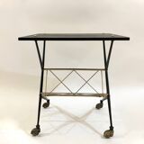 60s server in black and gold metal