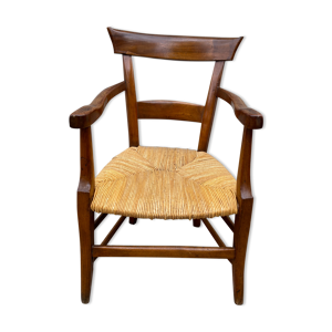 fauteuil paille 19eme