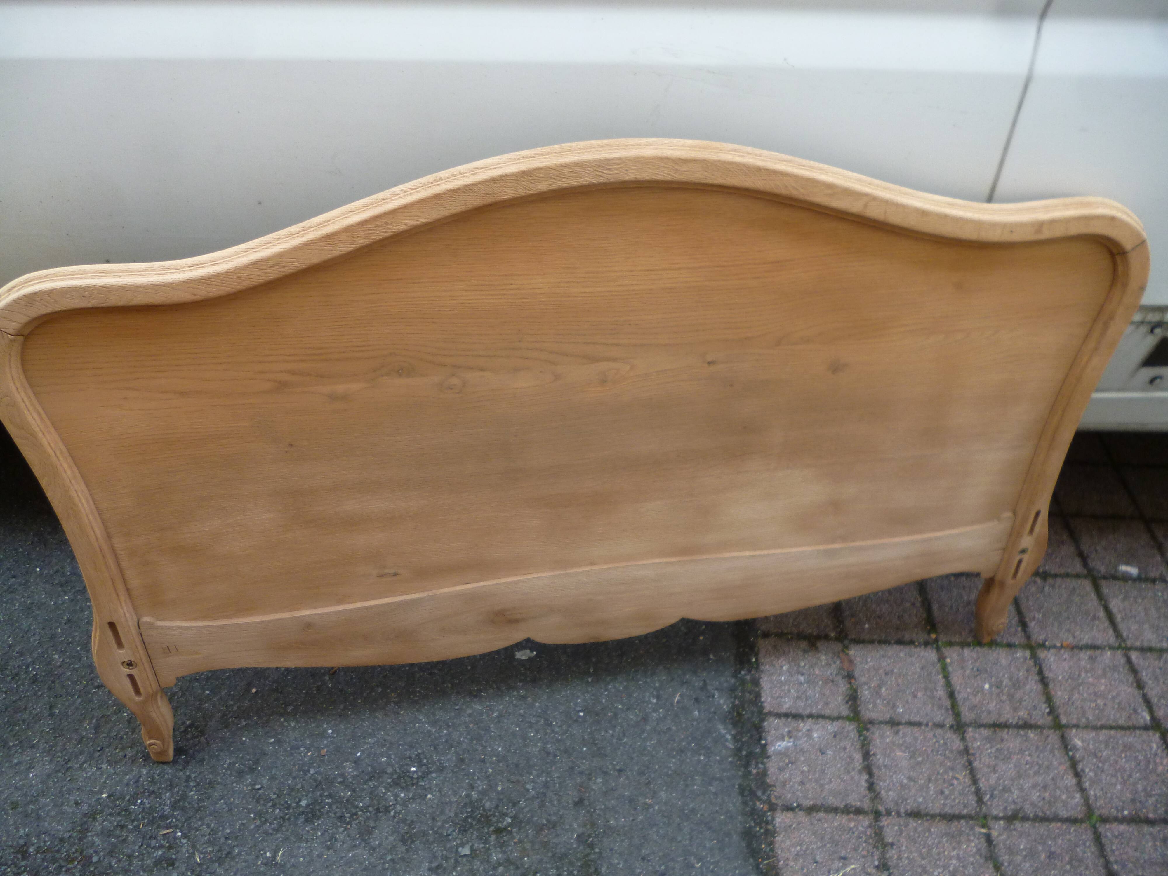Louis xv oak bed