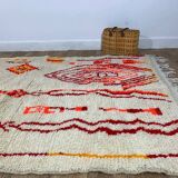 Handmade moroccan berber rug 250 x 147 cm