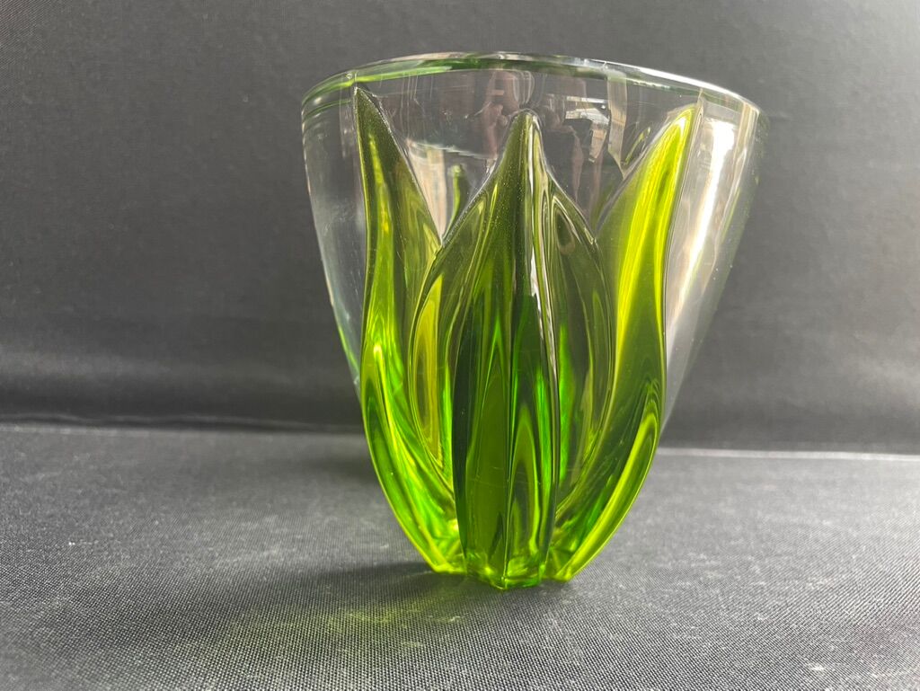 Vase Lalique – Model 2 Tulips - Lined crystal
