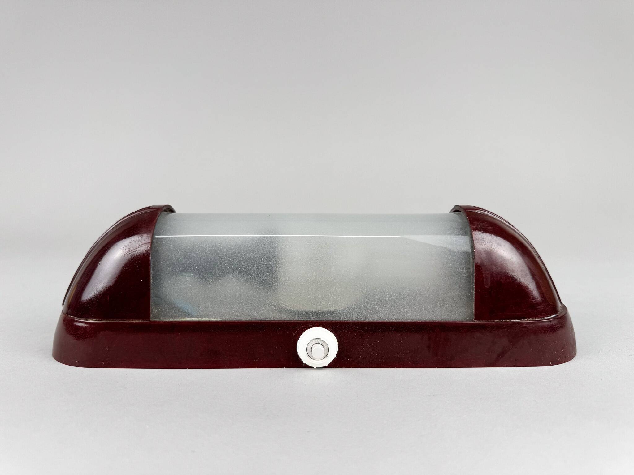 1950s Bakelite & Plastic Wall Light, Czechoslovakia