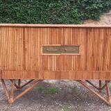 1950 vintage rattan buffet