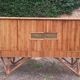 Buffet en rotin vintage 1950