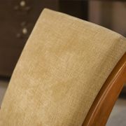 Scandinavian armchair and two 1960s ottomans.