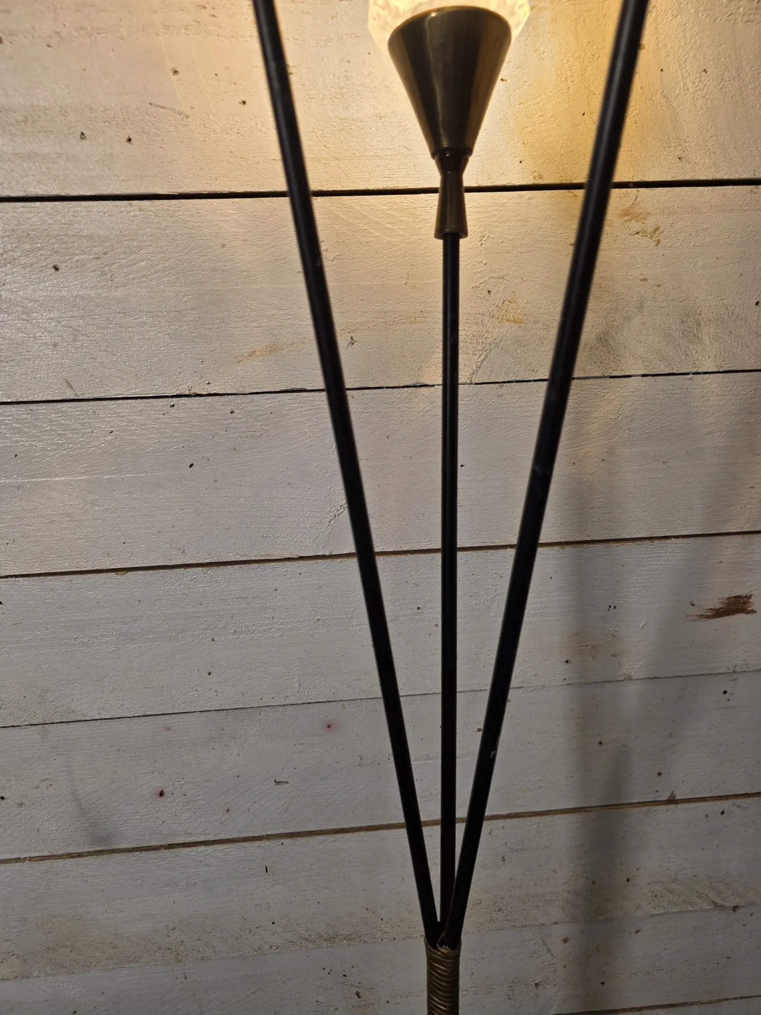 Lampadaire vintage 3 feux des années 60