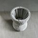Rattan woven stool, champagne button shape