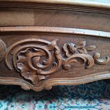 Rococo library in walnut