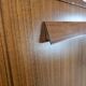 1960s teak floor/sky bookcase with shelves and compartment