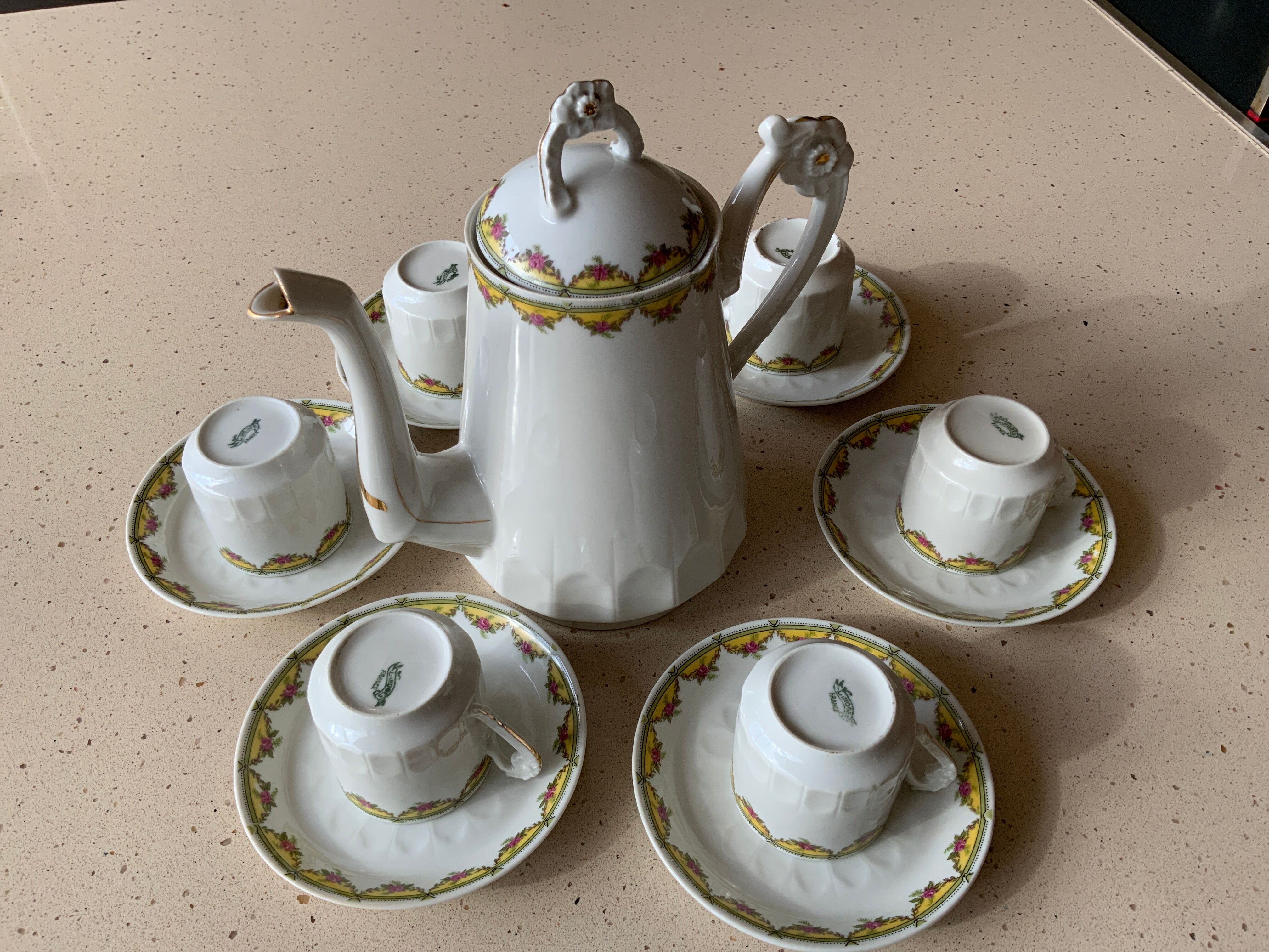 Porcelain coffee service