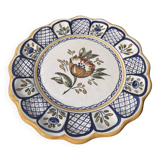 Decorative wall flower plate