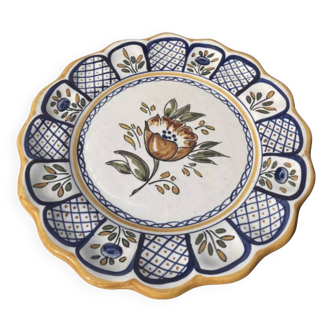 Decorative wall flower plate