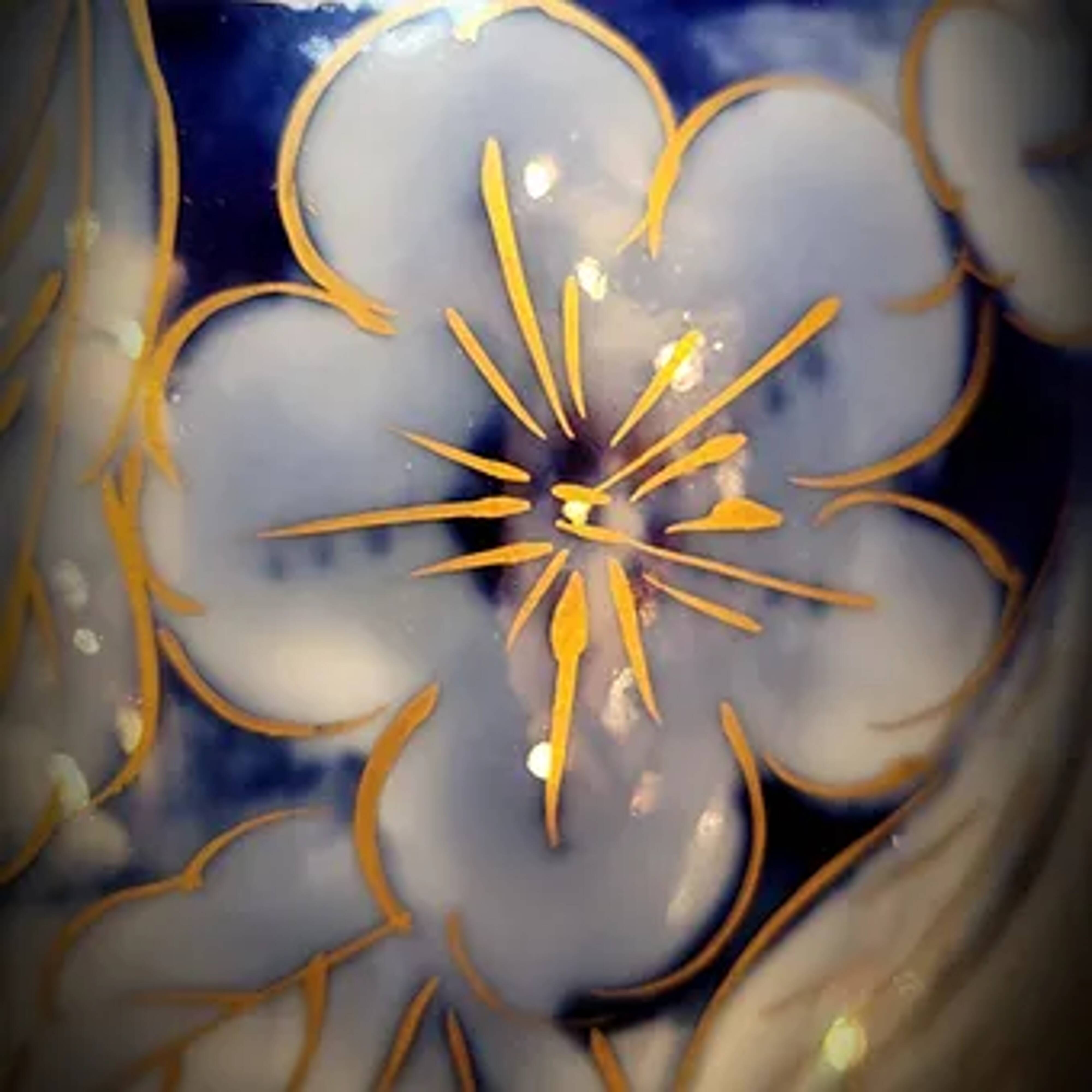 Camille Tharaud enamelled Limoges porcelain vase