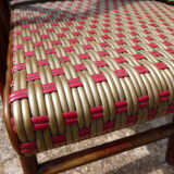 Lot of 5 folding bistro chairs of terrace type "parisian"