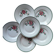 Set of 6 Vintage HBCM Dessert Plates, Simone Pattern